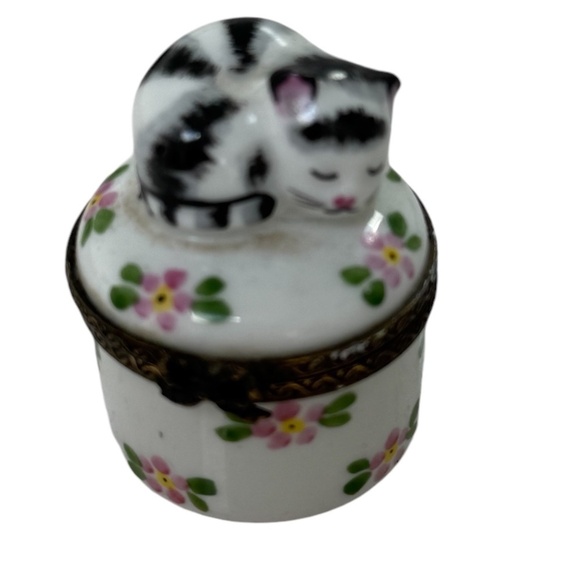 Limouges Other - Limoges Box with Kitty
